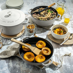 3-pcs, Set empilable, Truffe blanche