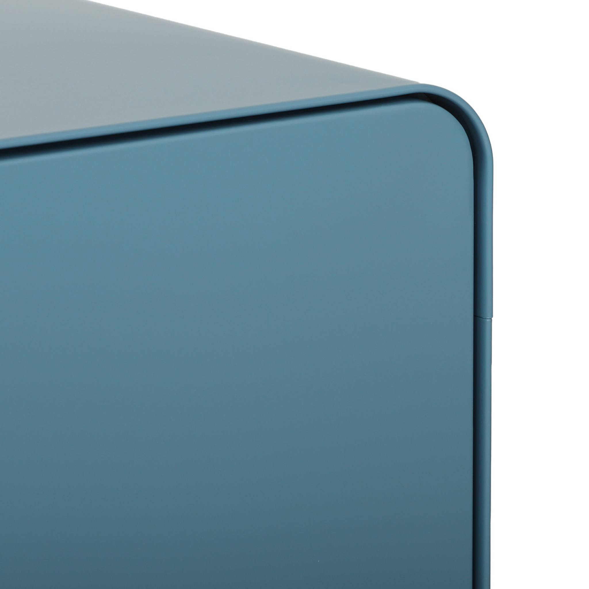 Table de chevet industrielle acier 1 porte TRIBECA
