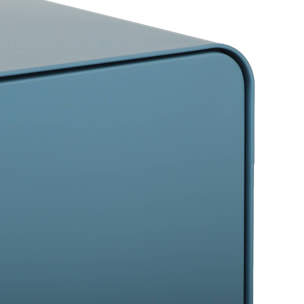 Table de chevet industrielle acier 1 porte TRIBECA