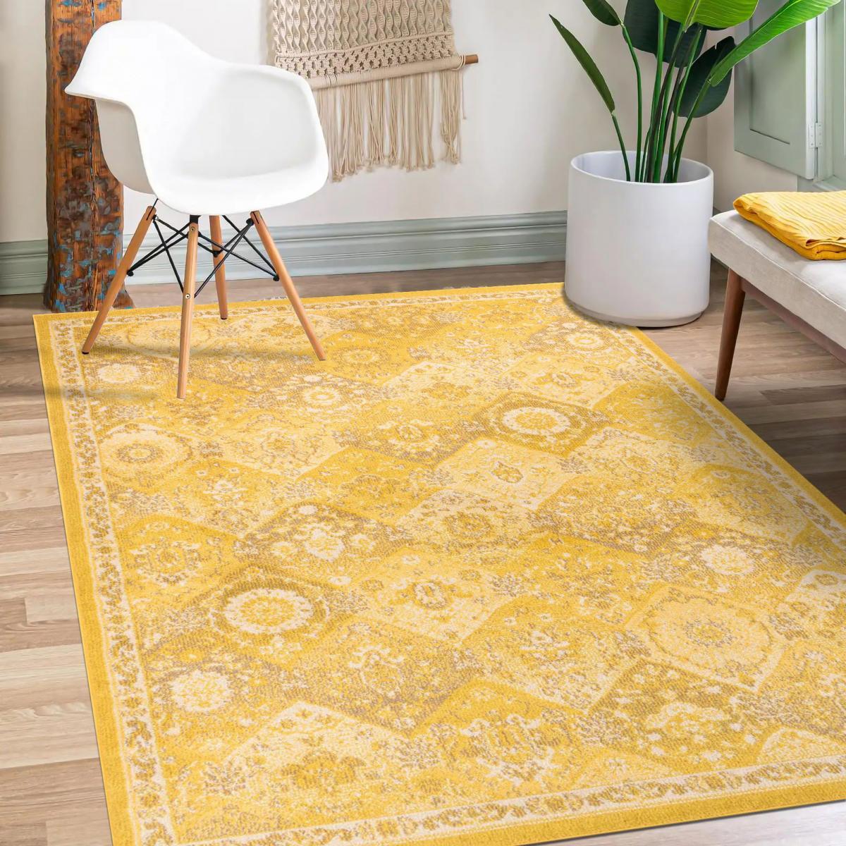 Tapis orient tissé motif traditionnel DUHO