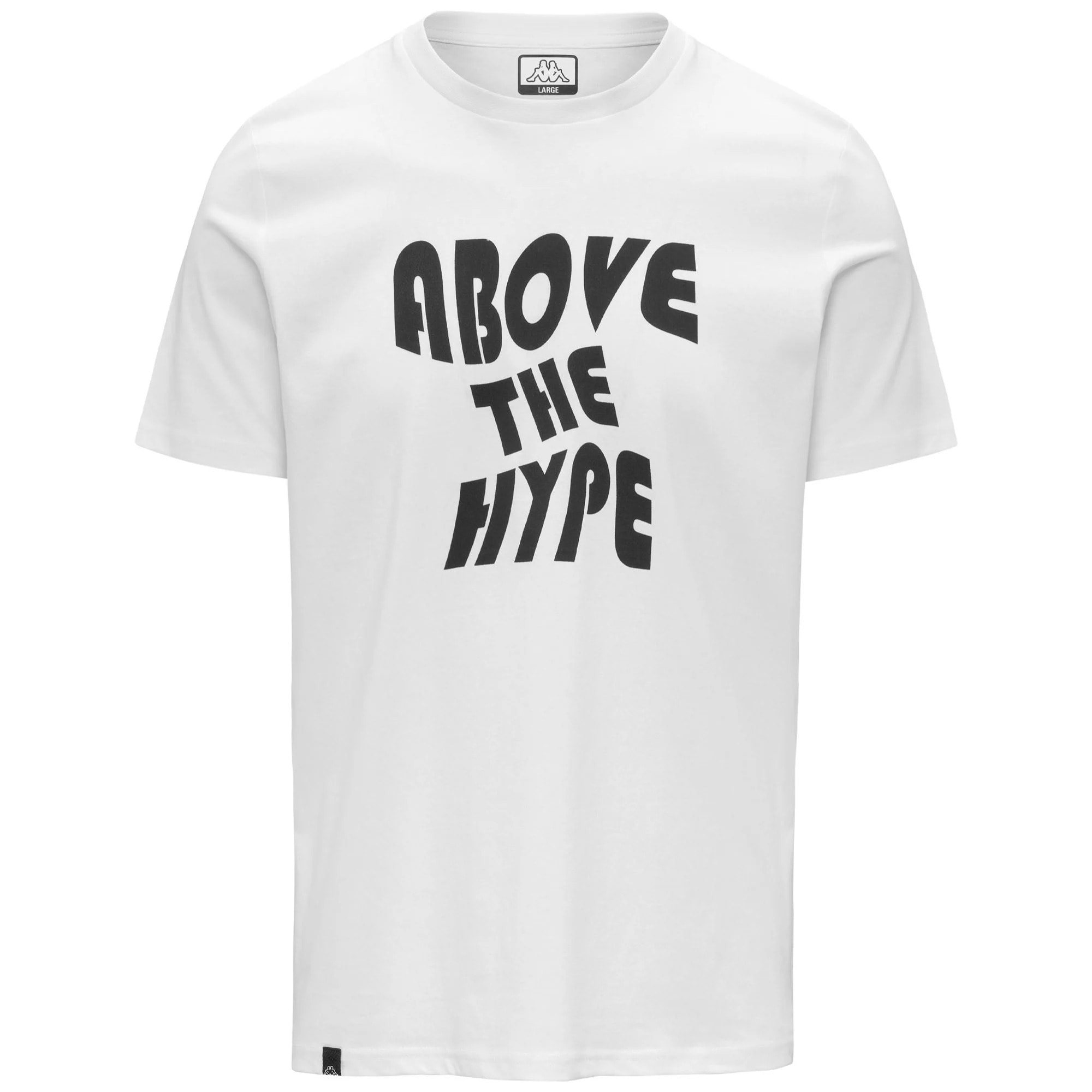 Kappa - Camisetas y tops Hombre Blanco - Logo Hype