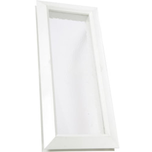 Hublot PVC rectangulaire blanc NICOLL - 380 x 225 mm - 203MI