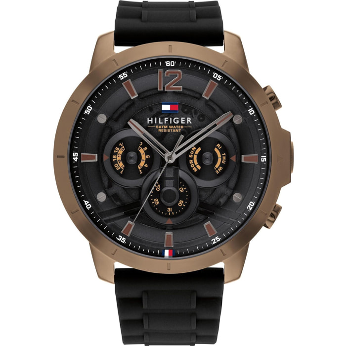 Reloj Tommy Hilfiger 1710491 Hombre Analogico Cuarzo con Correa de Silicona