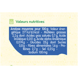 9 Assiettes Purée Epinards et Saumon du Pacifique - Bledina Bledichef - Dès 12 mois