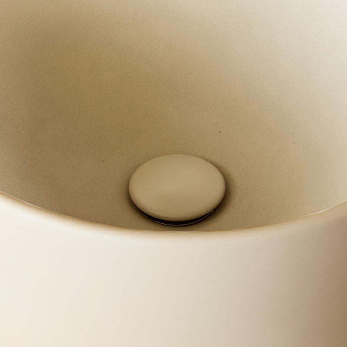 Bonde de vidage click laque satinée argile