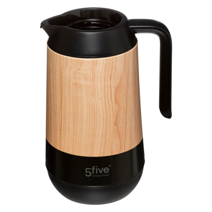 Pichet isotherme 1L effet bois naturel
