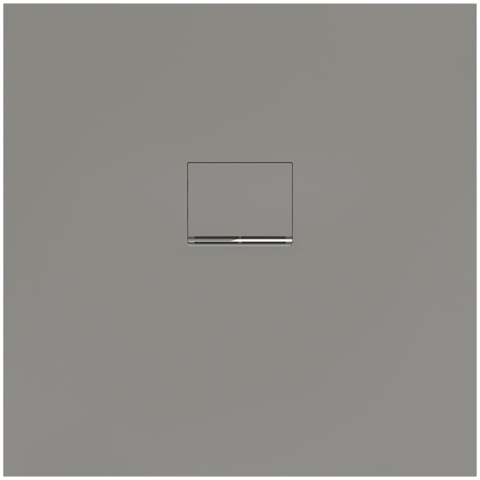 Receveur antidérapant 90 x 90 Squaro Infinity quaryl carré gris