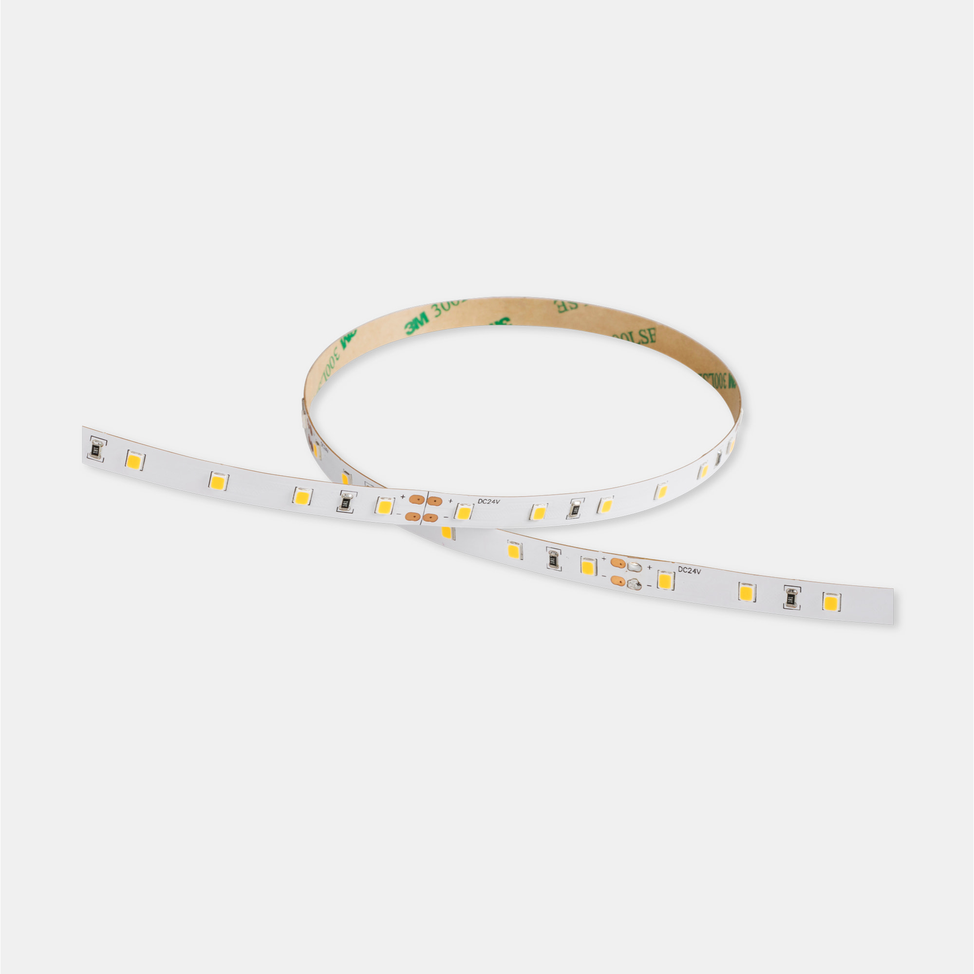 LEDS C4 Tira LED On Basic 9,6 48 Blanco cálido - 2500K CRI 80 IP20 4400lm