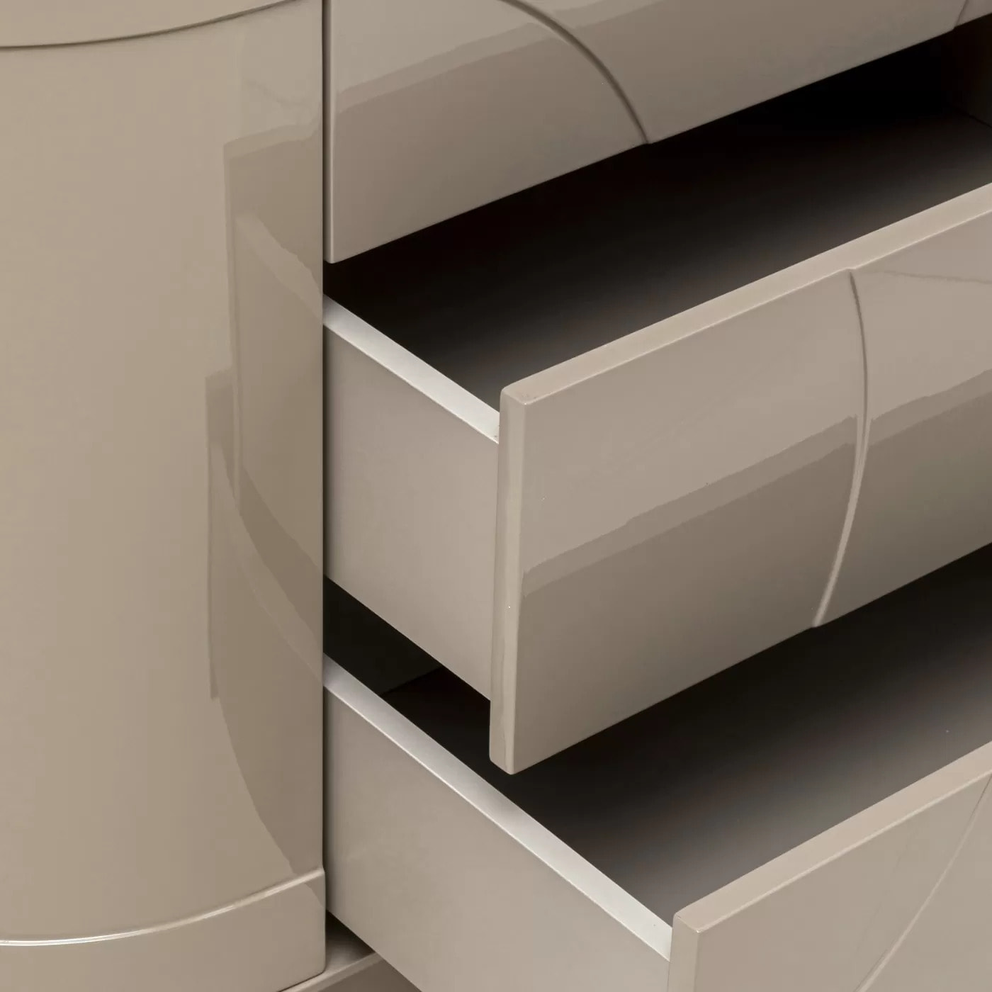 Commode Groove taupe Kare Design