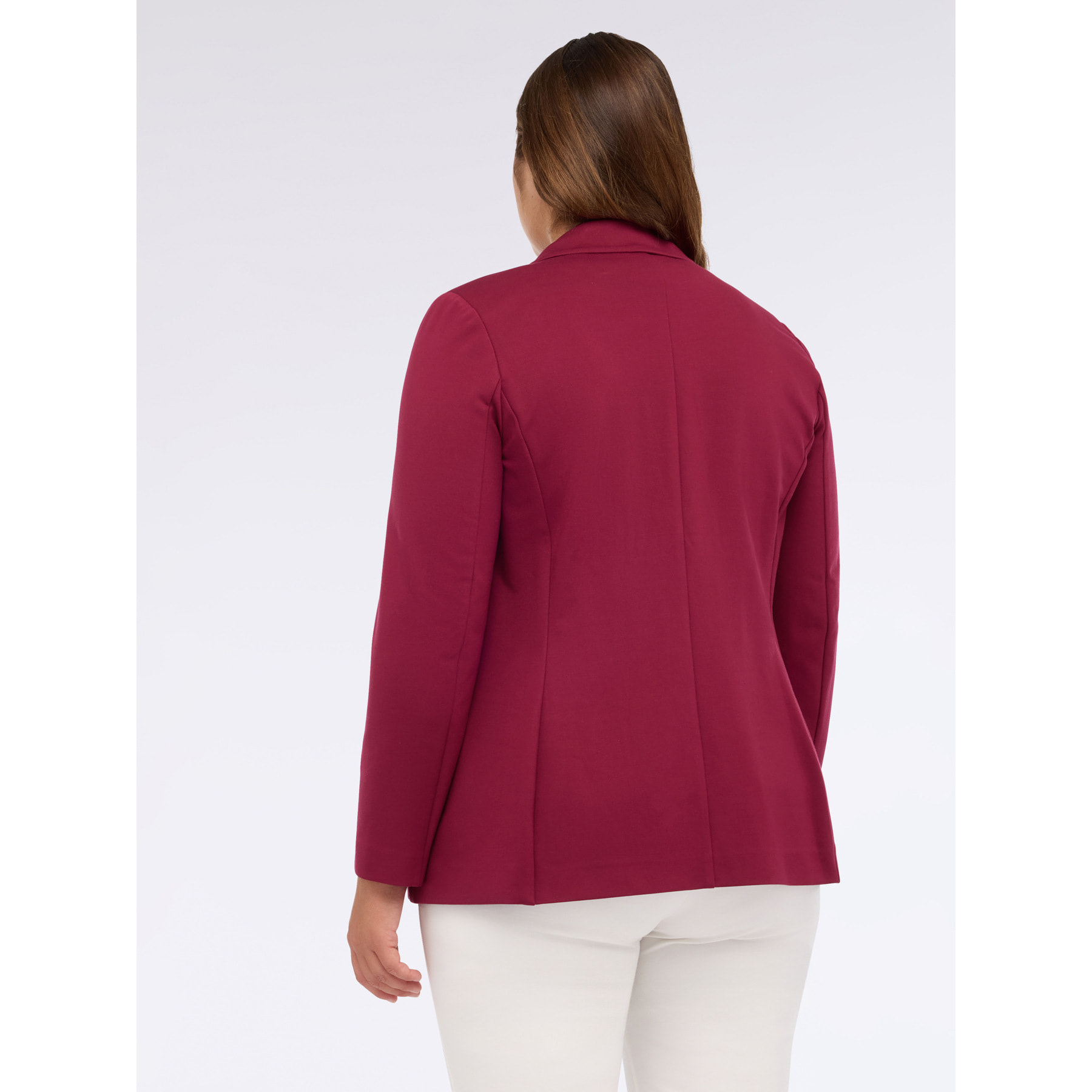 Fiorella Rubino - Blazer in Punto Milano - Bordeaux