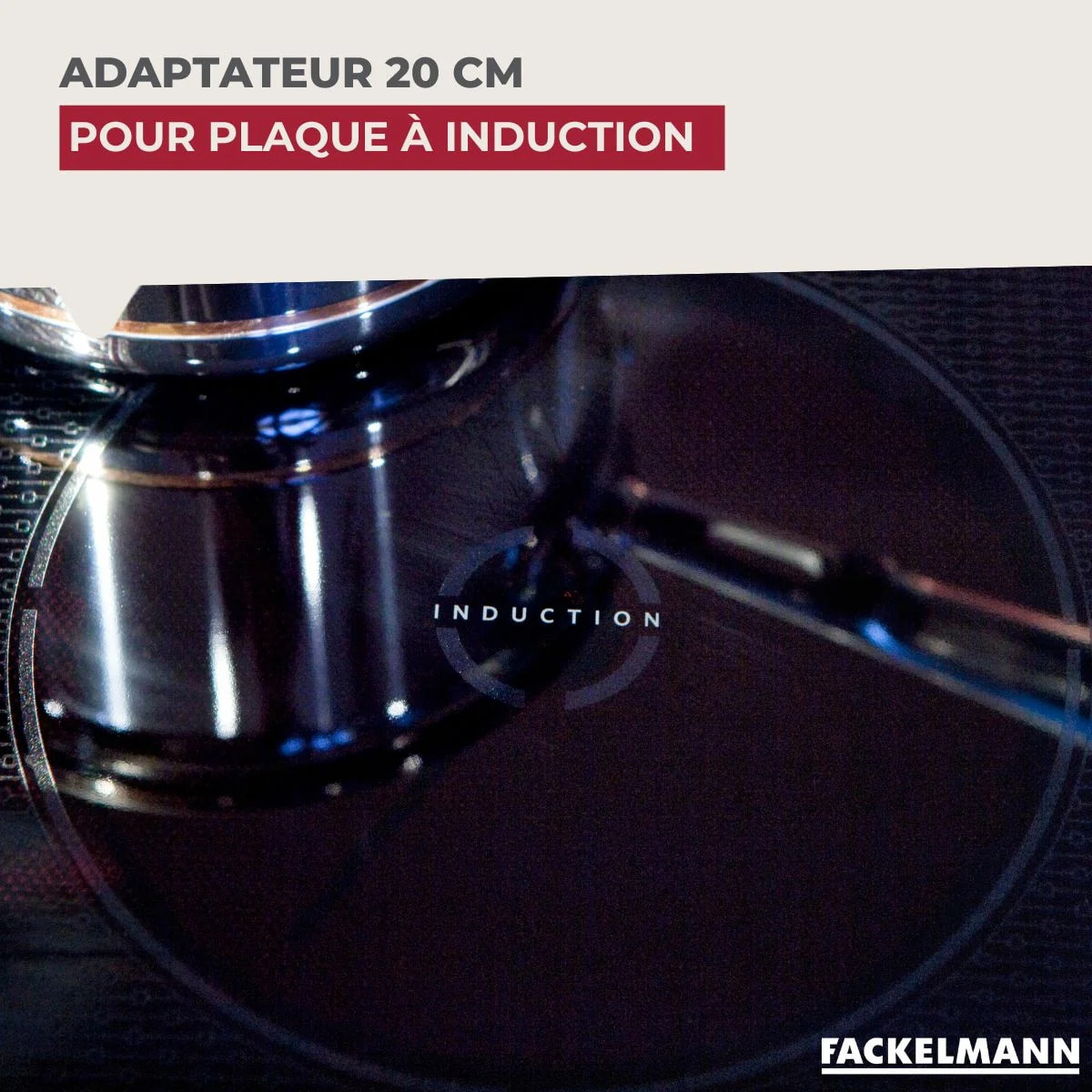 Adaptateur plaque à induction 20 cm Fackelmann