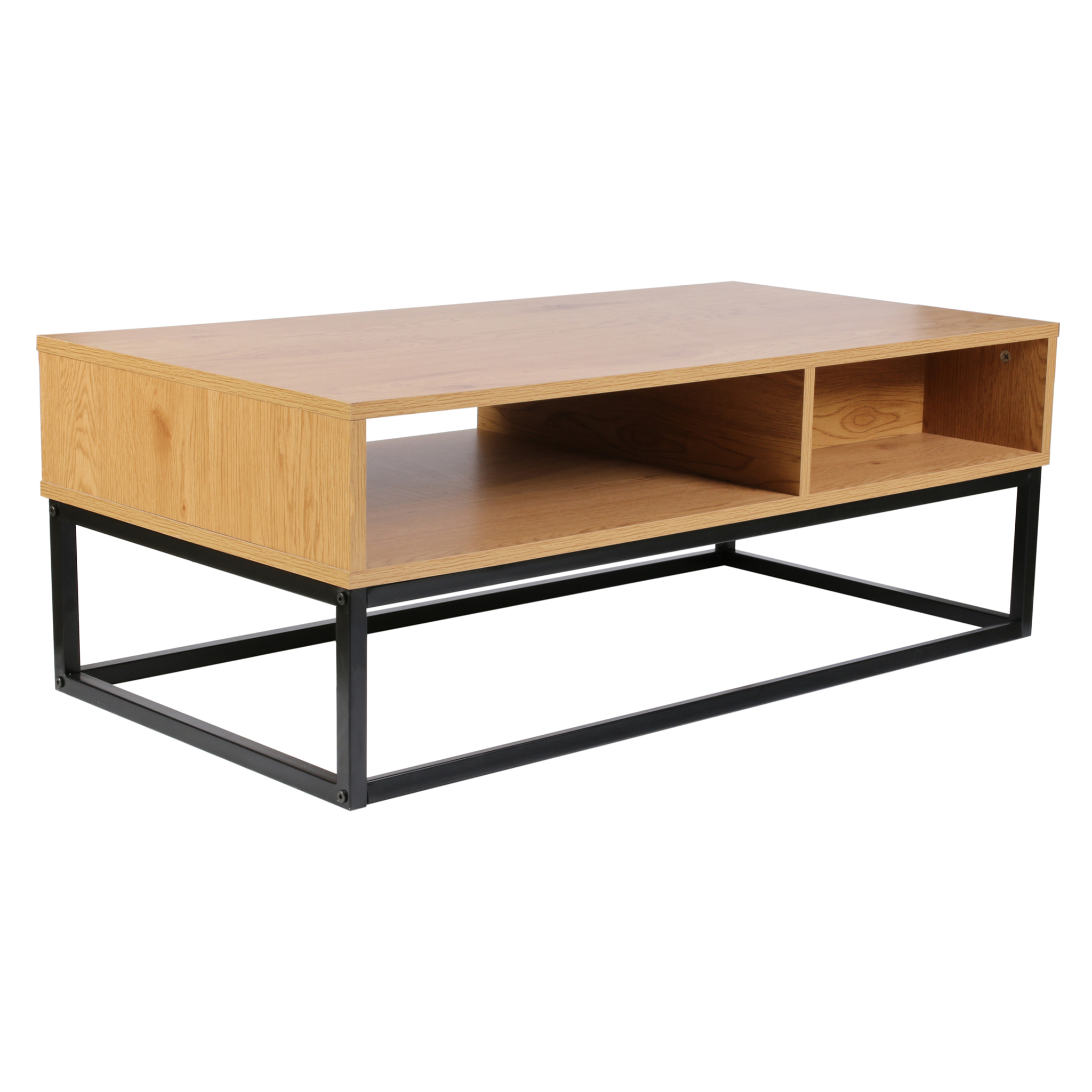 Table Basse Bois Et Metal Abbott