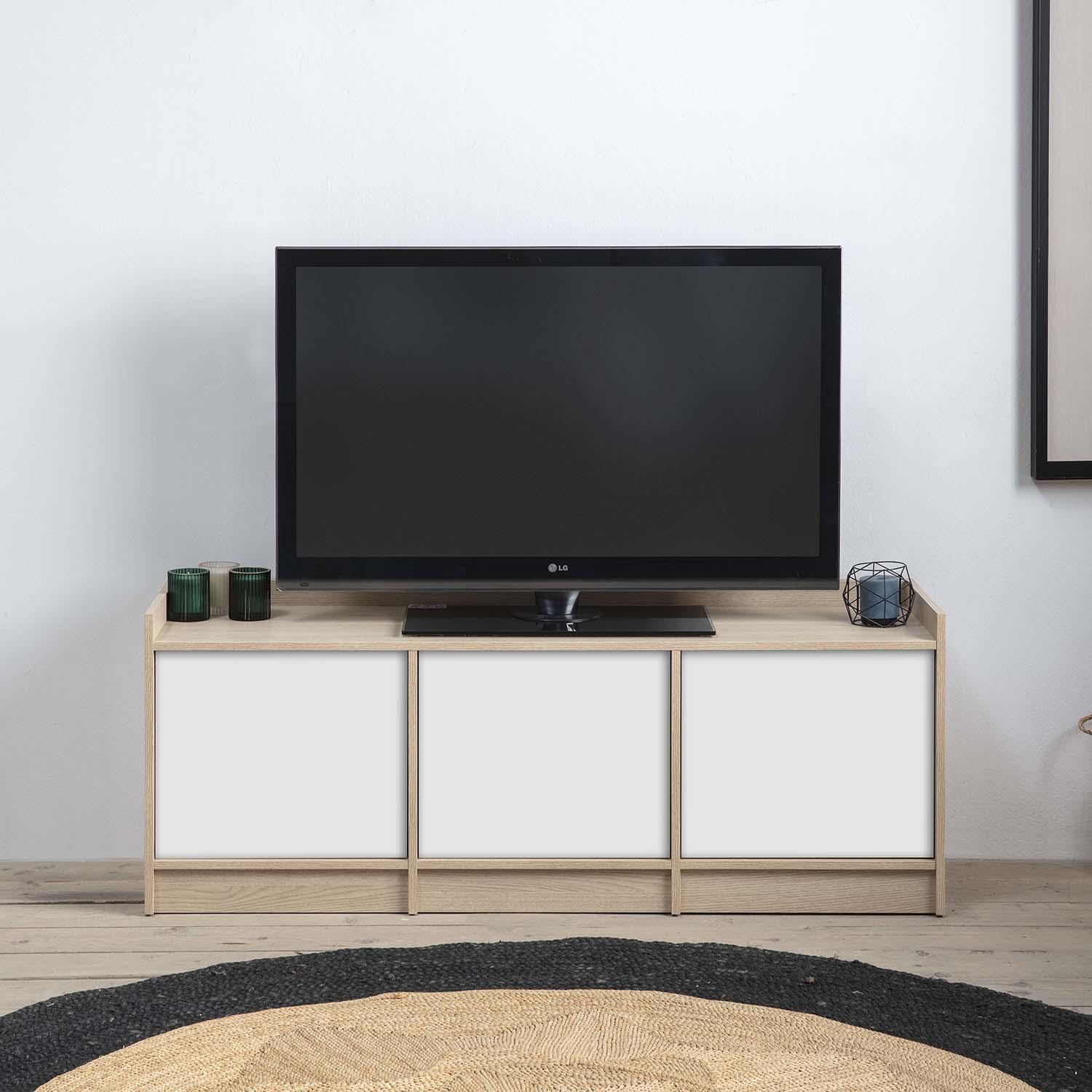 Mueble TV Moscú Roble 3 cajones