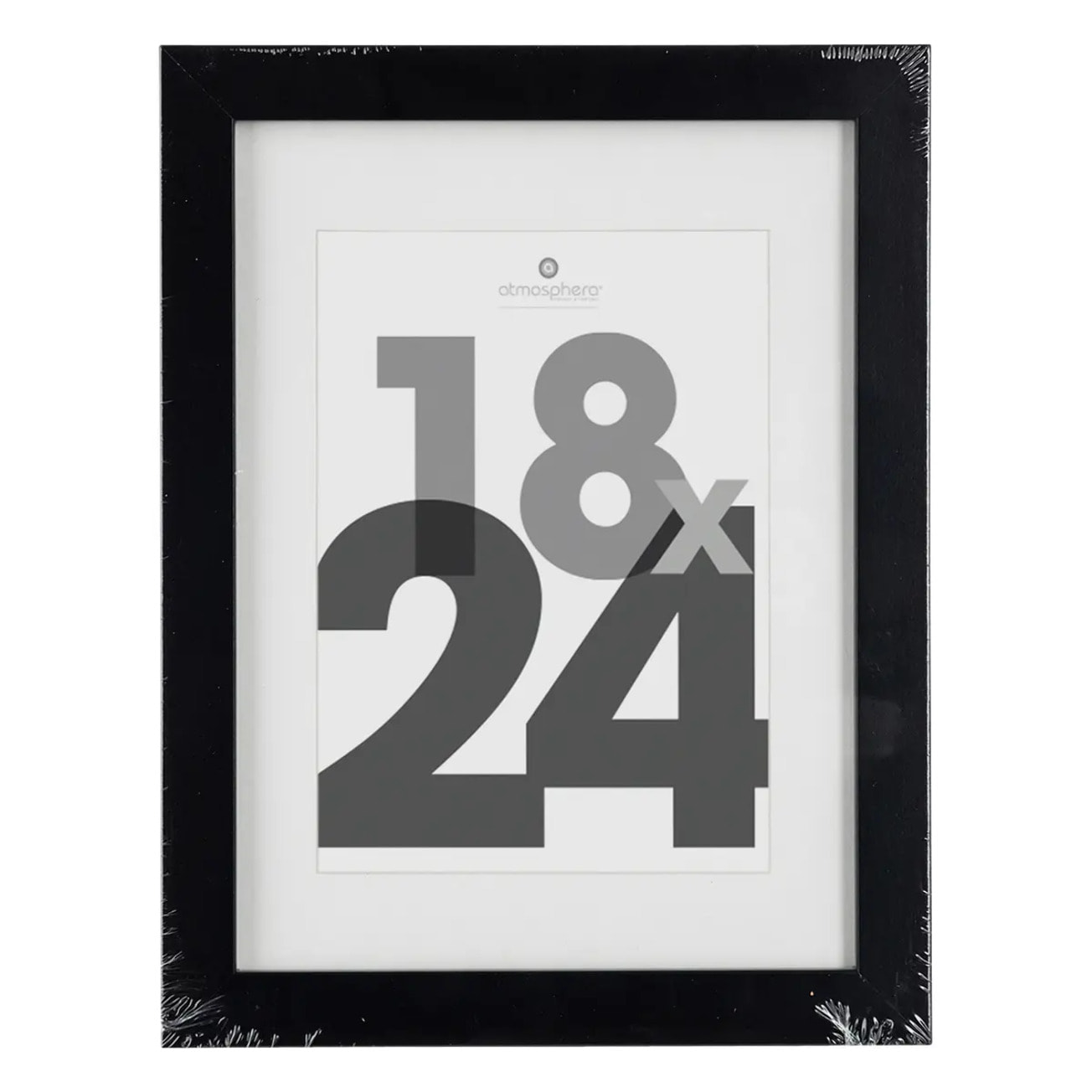 Cadre photo bois "Eva" noir 18x24cm