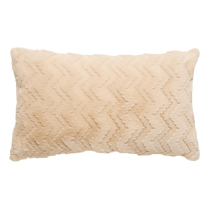 Coussin Nalia rectangulaire 50x80cm beige
