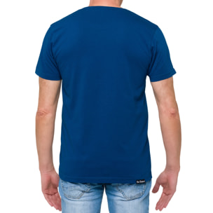 Camiseta de algodón 150 gr Hot Buttered Groove azul
