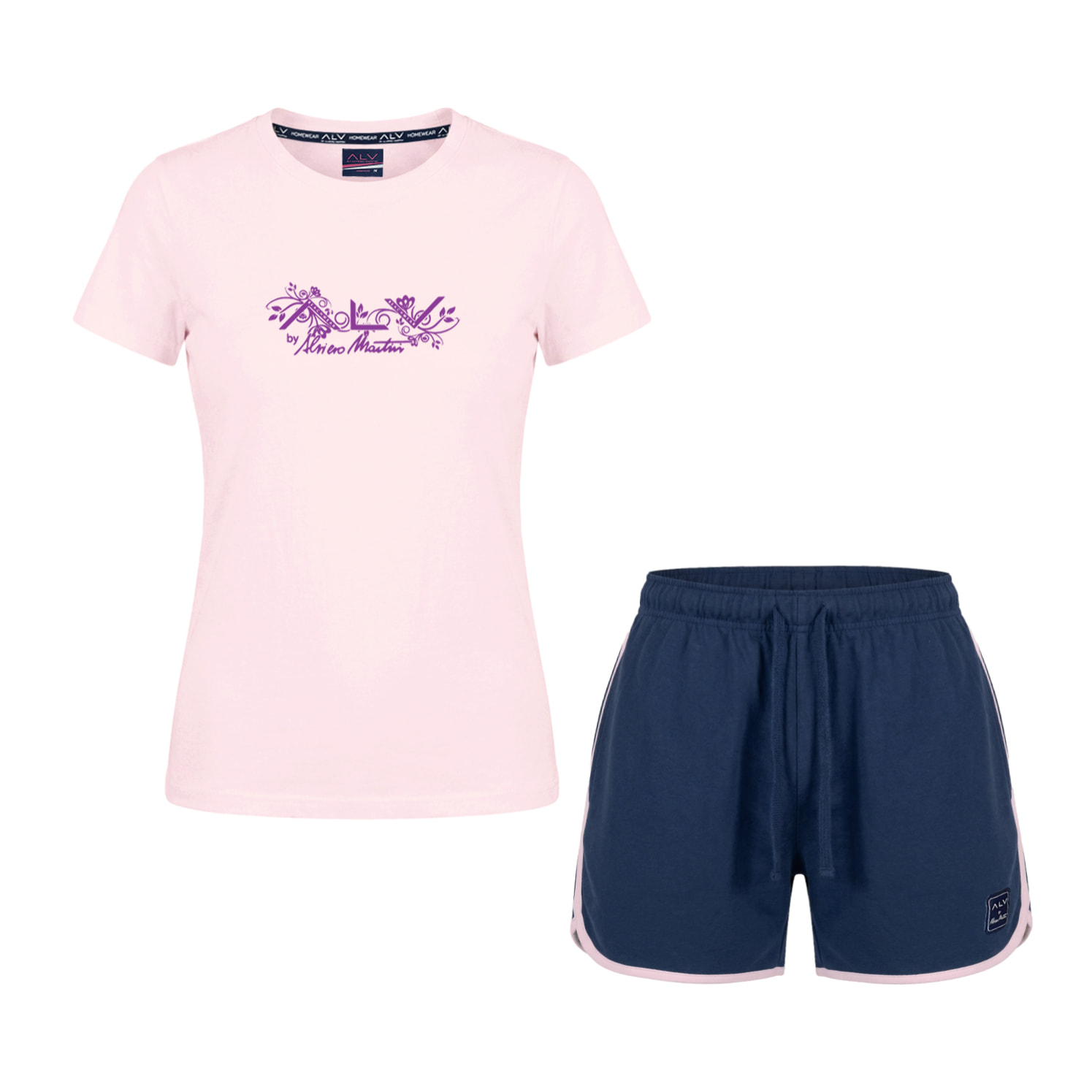 Completo Donna ALVIERO MARTINI Manica Corta Cotone