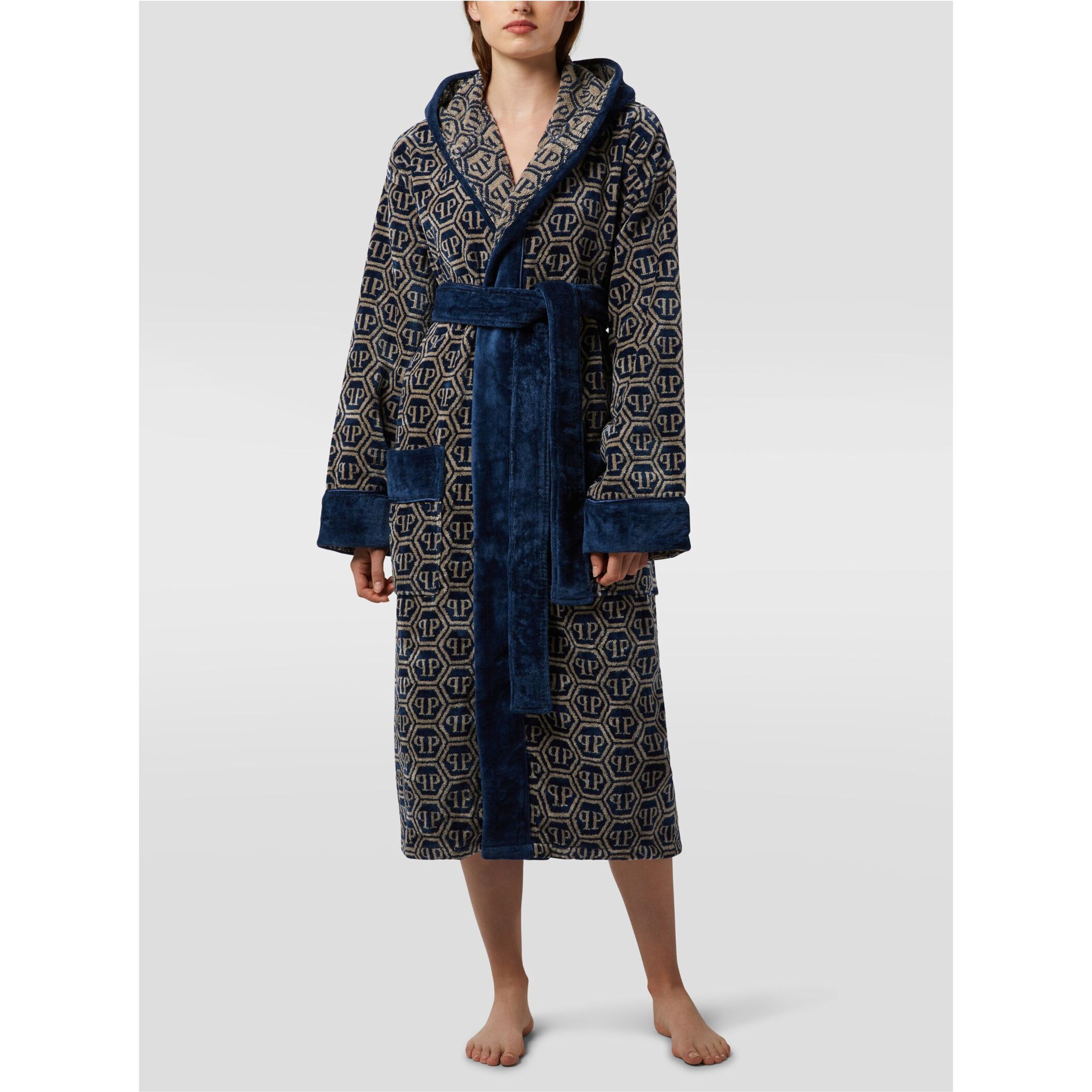 PHILIPP PLEIN Hooded Bathrobe PP
