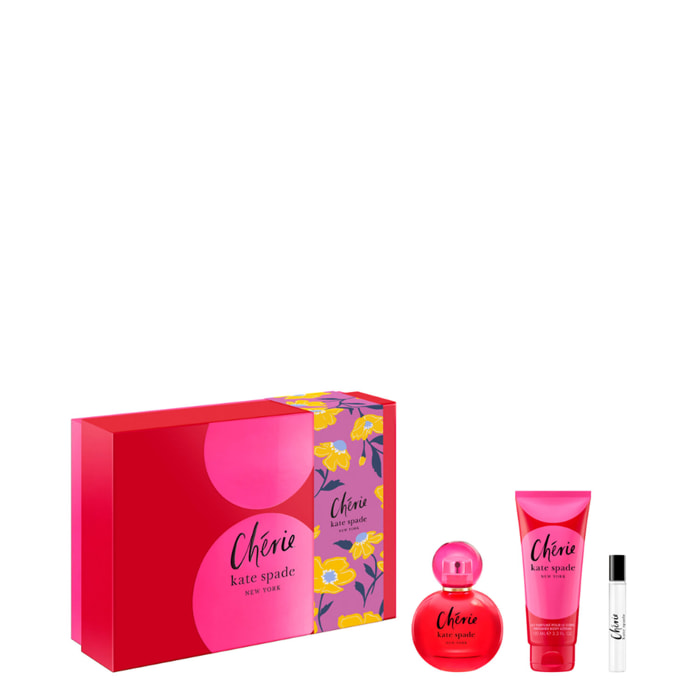 Coffret Chérie - Coffret Eau de Parfum 100ml + 2 Produits