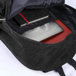 Mochila casual de star wars - color negro - 32x12x42 cm - fabricada en poliéster - estampado con motivos de star wars