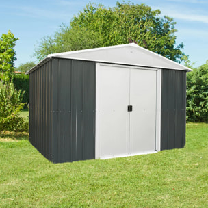 Abri de jardin métal anthracite Yardmaster - 7,21 M2