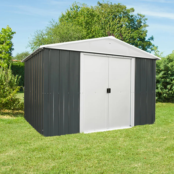 Abri de jardin métal anthracite Yardmaster - 7,21 M2