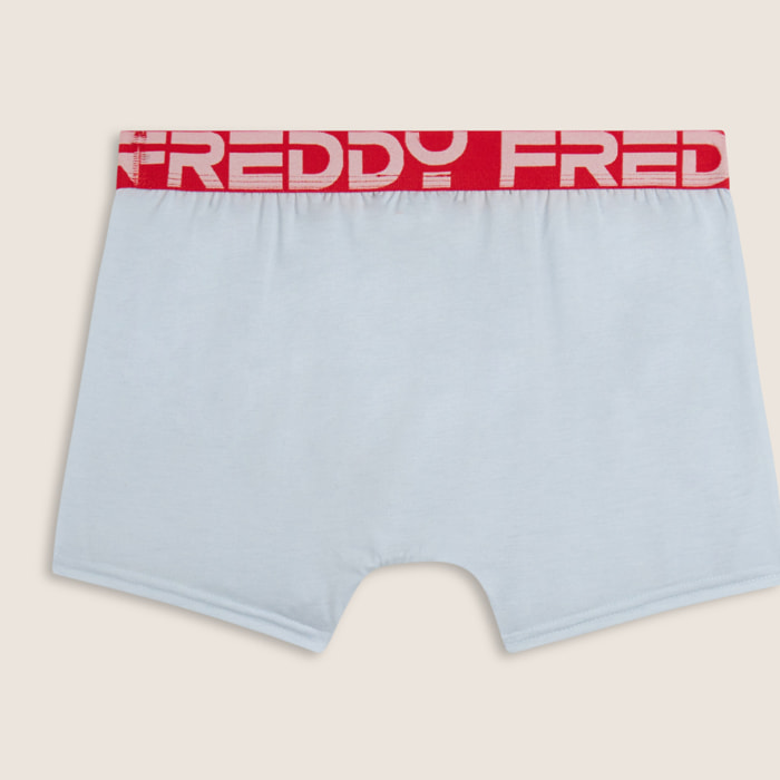 Boxer Uomo con Elastico Jacquard Colorato e Maxi Logo