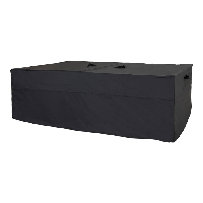 Telo Protettivo Luxury per Set Lounge e Divani — Nero 210×180×95 cm