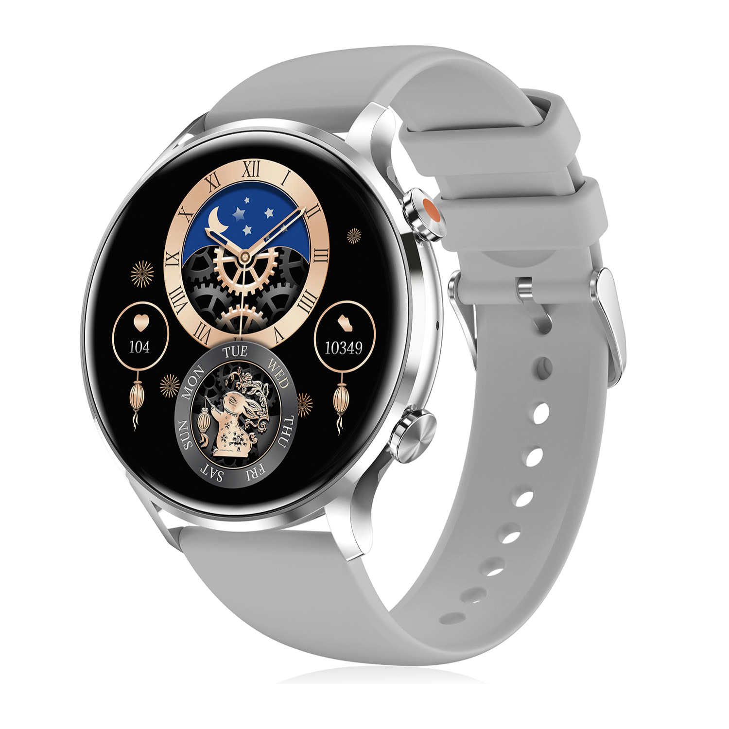 Smartwatch QS40 con chiamate Bluetooth, notifiche push. Molteplici modalità sportive, monitor della salute.