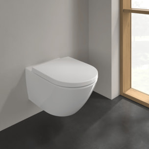 Combipack modèle suspendu VILEROY ET BOCH Subway 3.0 TwistFlush blanc CeramicPlus