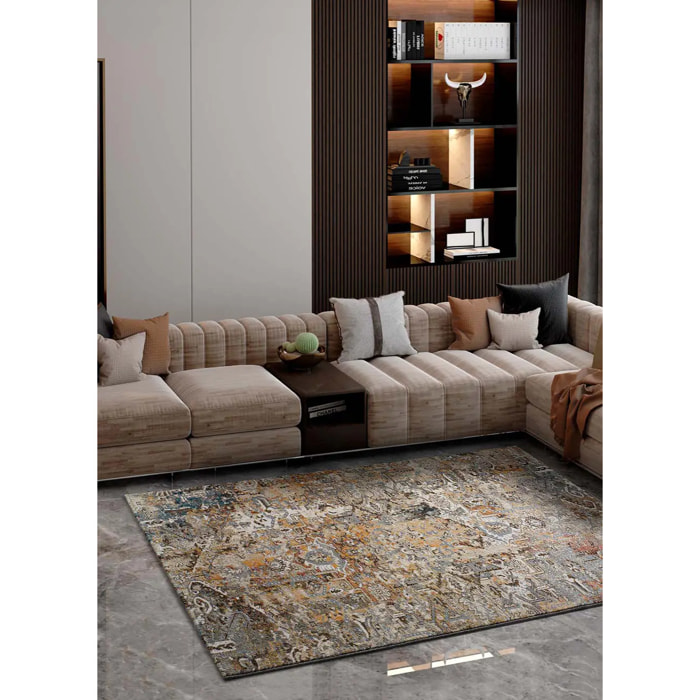 SHIRAZ Alfombra vintage en color beige, varias medidas disponibles