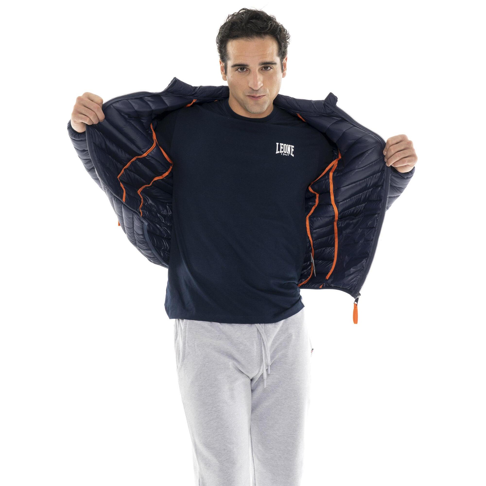 Plumífero de invierno para hombre "Basic" con cremallera y cuello alto