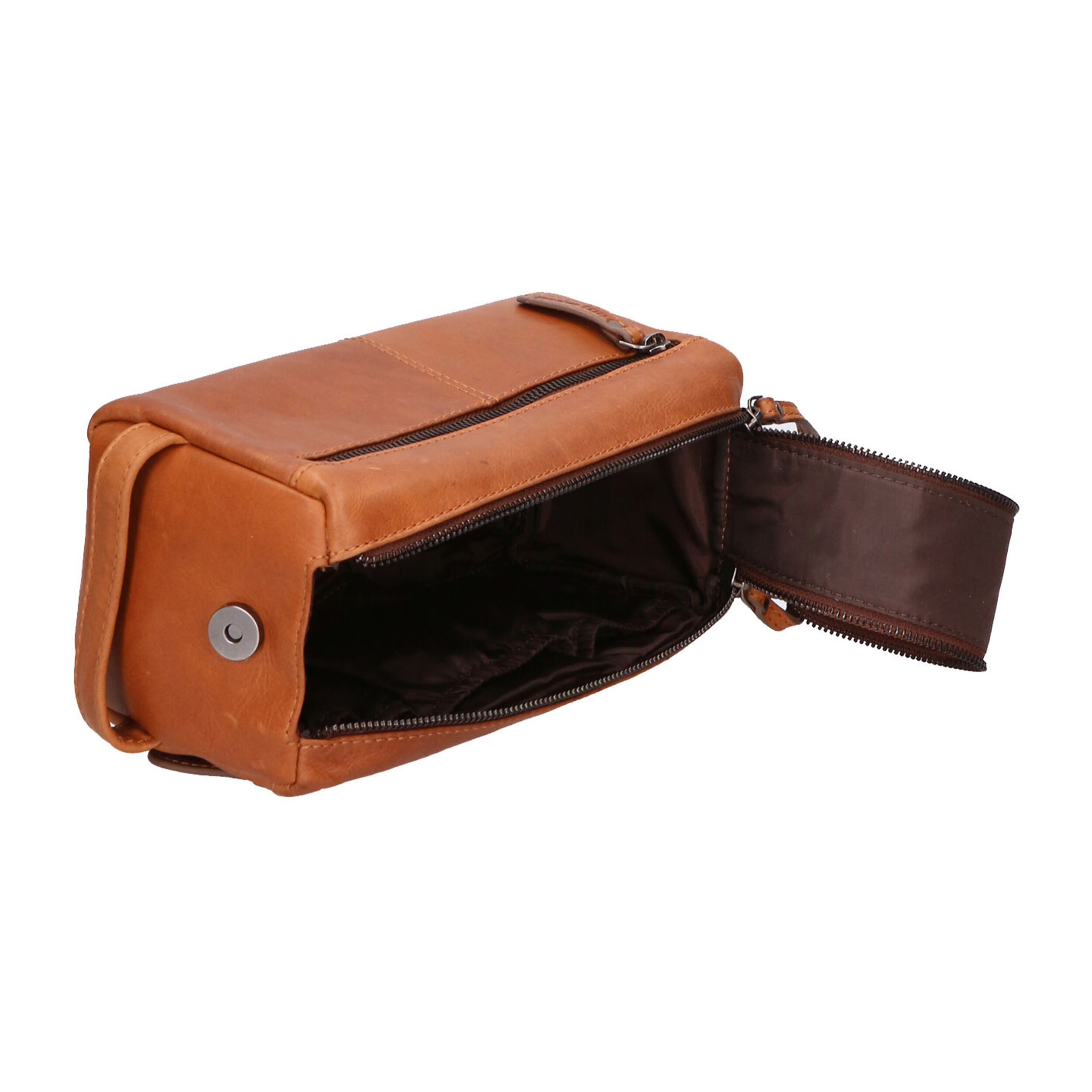 Beauty case  da uomo In Vera pelle Made in Italy 24x15x11 cm