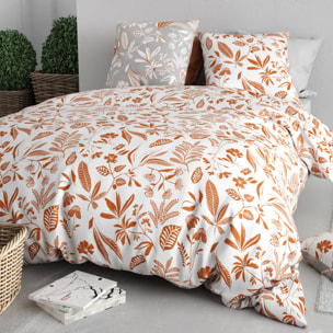 Parure housse de couette imprimé 100% coton - kaylie