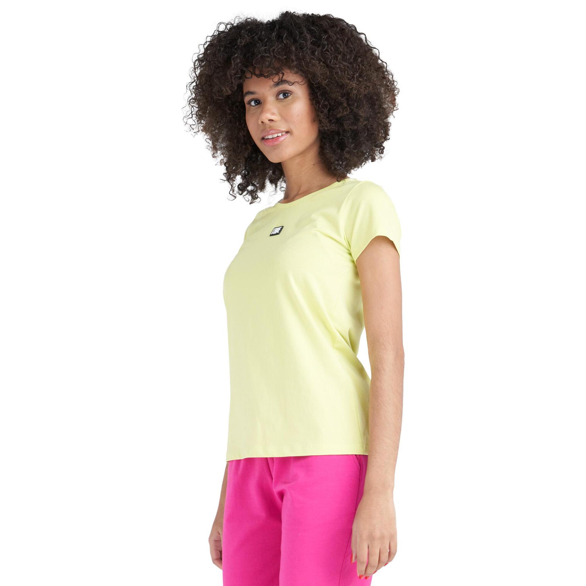 Camiseta de manga corta de mujer neón