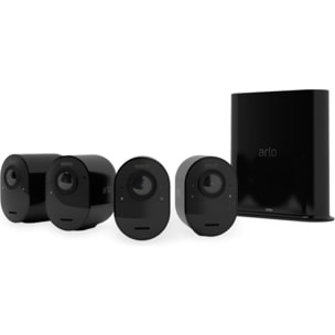 Caméra de surveillance ARLO 4 caméras extérieures noires Ultra 2