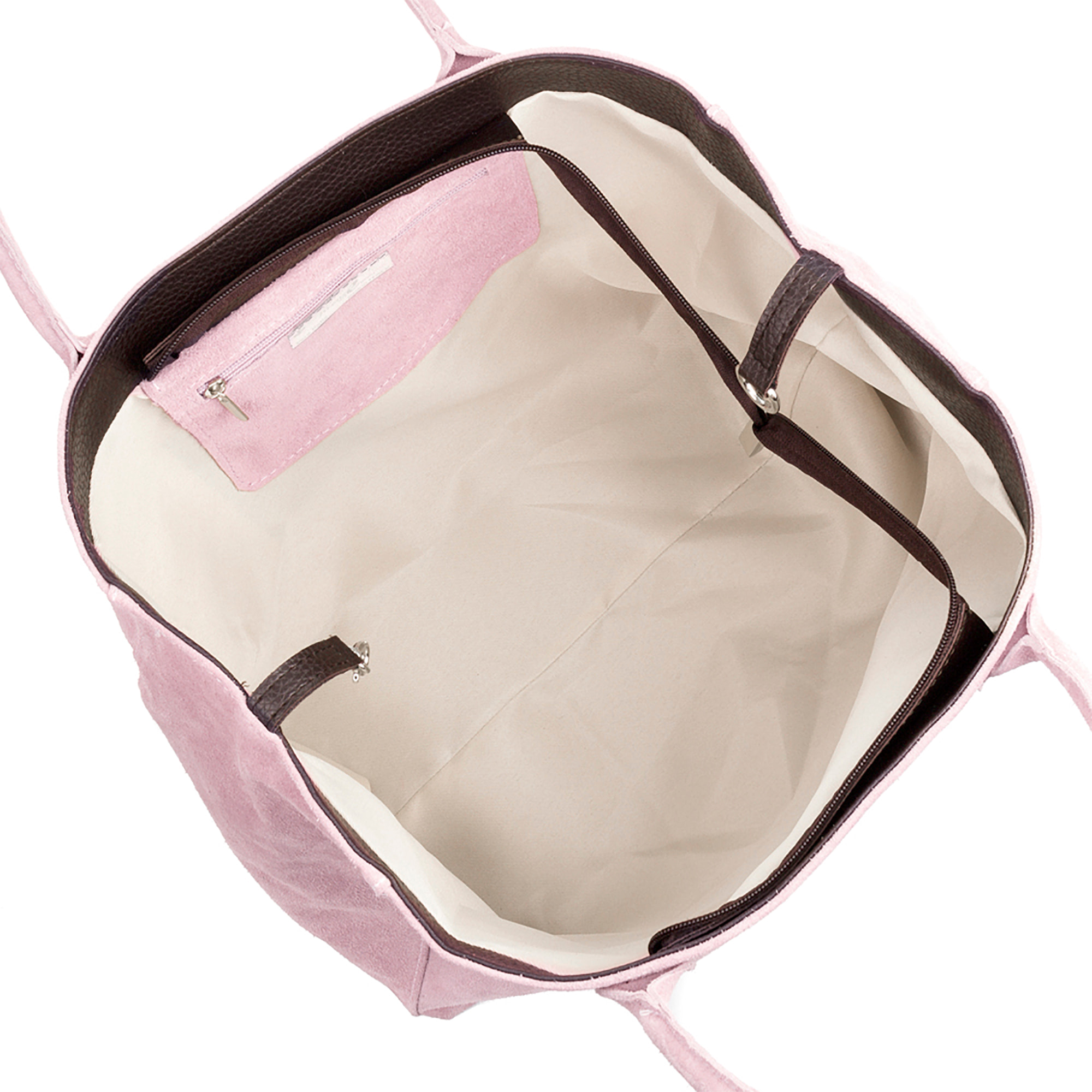 Annagrazia Borsa Shopper Donna.Pelle autentica Camoscio