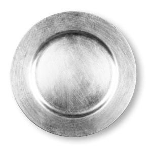 Set de 6 assiettes de présentation 33 cm – Excelsa, Plastique Platinum