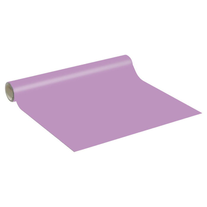 Rouleau adhésif décoratif Vinyle au Mètre - Lilas - Sticker Lavable Imperméable Mur Cuisine Meubles