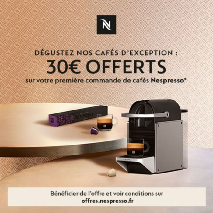 Nespresso KRUPS BUNDLE INISSIA + 50 CAPSULES