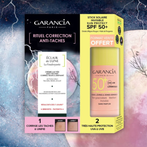 Eclair de Lune La Foudroyante  - Coffret Crème Lactée Anti-Tâches 30ml + Stick Solaire Invisible 15g