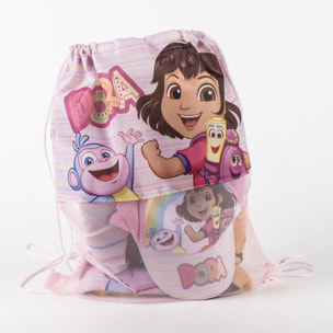 Set de Toalla de Dora La Exploradora - 70x140x1 cm - Color:Rosa