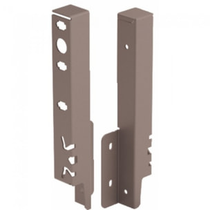 Set raccord HETTICH ArciTech pour paroi arrière Anthracite - 186 mm - 9150503