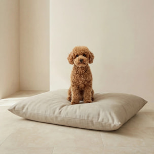 Lit pour animaux déhoussable et antitaches Beige Moyen