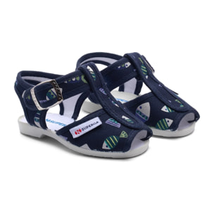 Sandali Superga Bambina Blu 1200 Candy Fish