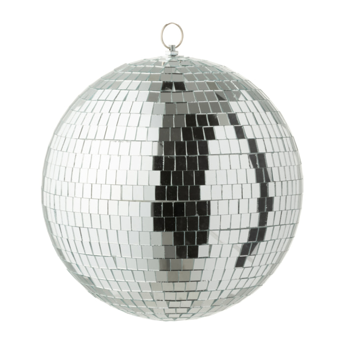 J-Line décoration Disco Miroir - plastique - argent - small