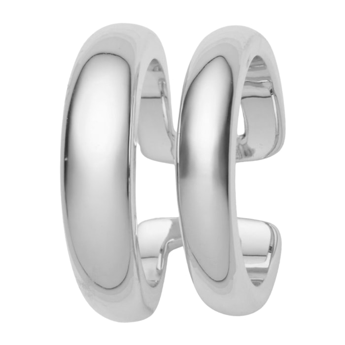 Anello U.S. Polo Assn. Regolabile in metallo argentato