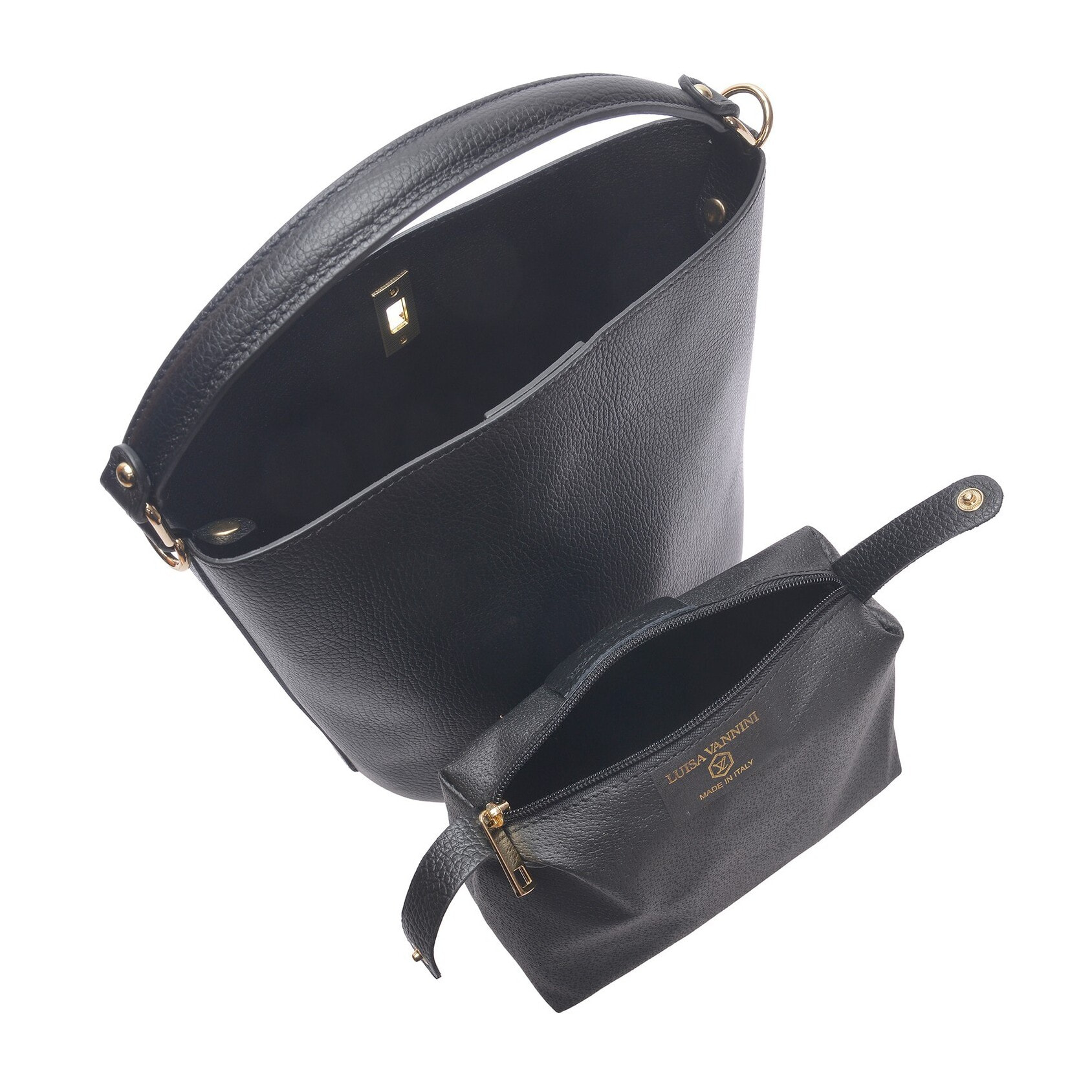 Borsa a mano Anna Luchini Nero