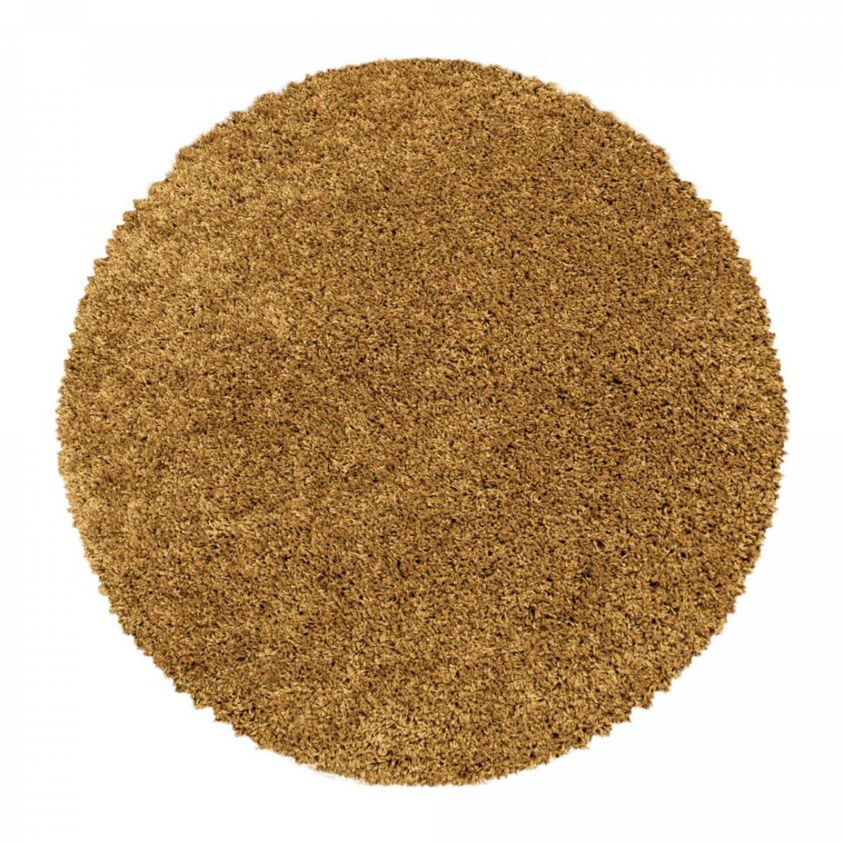 Tapis poils longs shaggy tissé motif uni RIBI