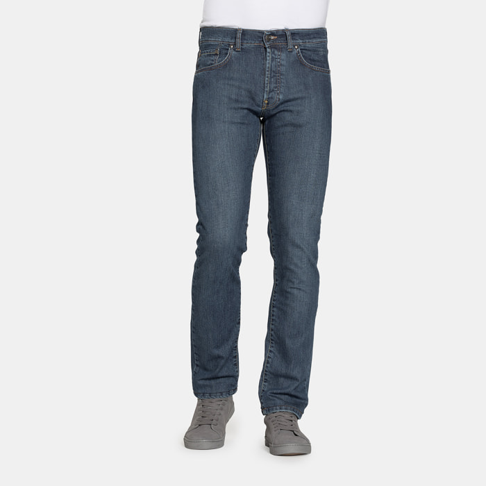 JEANS UOMO 5 TASCHE MOD. 710 IN DENIM ELASTICIZZATO 12 oz.